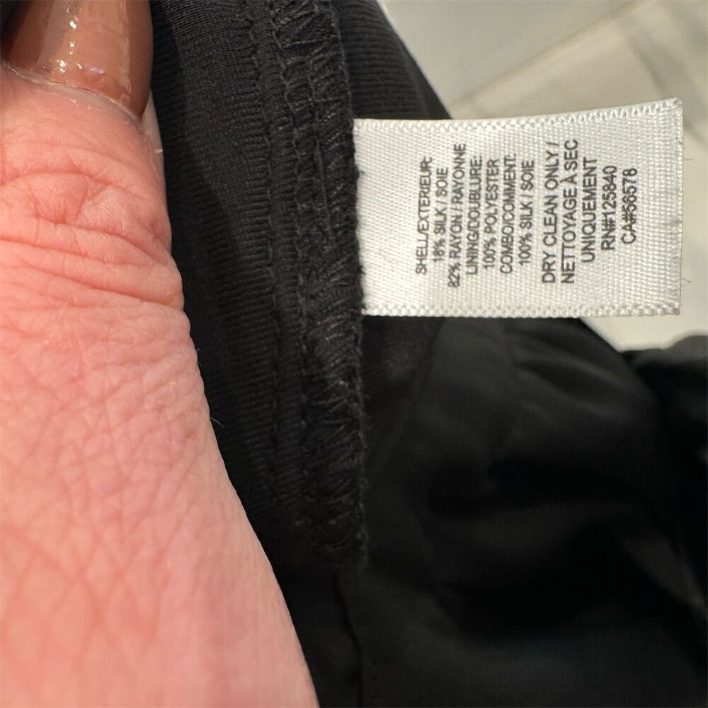 Intermix Women's Black Velvet Wrap Front Romper Size 10 Party/Cocktail - Picture 6 of 6